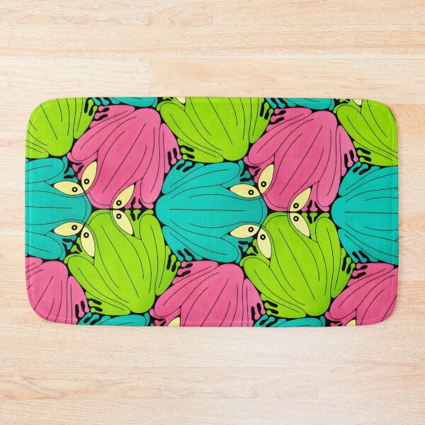 Item preview, Frogs II (Pink Teal Green) designed and sold by stevepriest.
