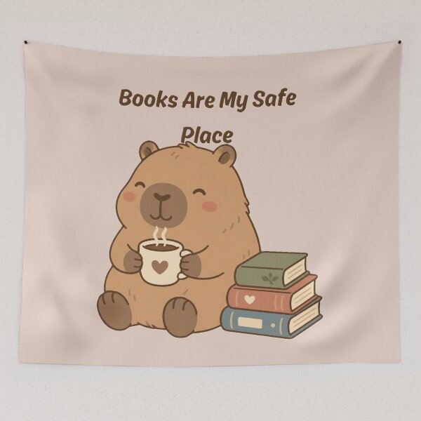 Item preview, Books are my safe place designed and sold by creativityisfun.