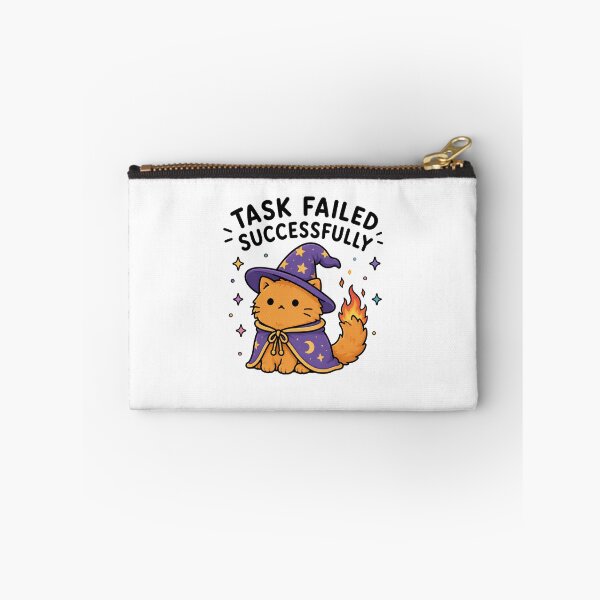 Item preview, Task Failed Successfully Wizard Cat designed and sold by MonkiFlipp.