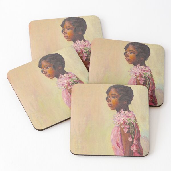 Item preview, Girl in Pink Dress by Laura Wheeler Waring (1927)  designed and sold by Vernissage-dart.