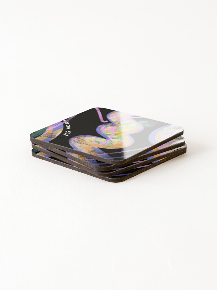 Thumbnail 4 of 5, Coasters (Set of 4), Studio Vortex 502 designed and sold by Roco47.