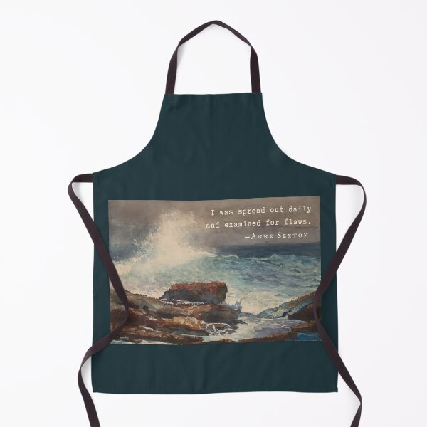 Item preview, Anne Sexton quote: I was spread out daily and examined for flaws. designed and sold by artbleed.
