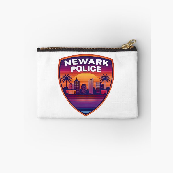 Item preview, Newark Police Retro Sunset T-Shirt, City Police Gift, Vintage Law Enforcement Graphic Tee designed and sold by pawsome purrfect.