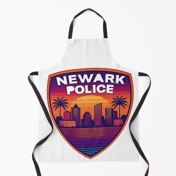 Item preview, Newark Police Retro Sunset T-Shirt, City Police Gift, Vintage Law Enforcement Graphic Tee designed and sold by pawsome purrfect.