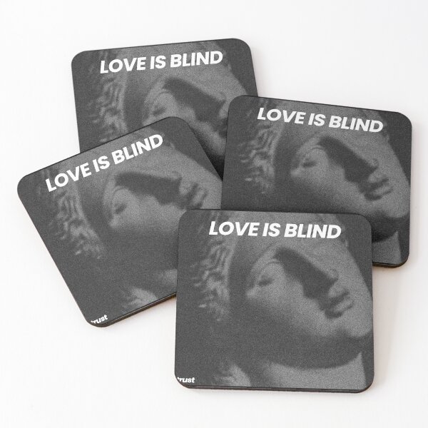 Item preview, Love Is Blind Statue Sculpture - Dark Aesthetic Vaporwave Graphic designed and sold by Kromatik.