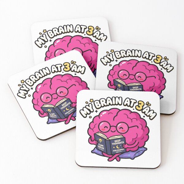 Item preview, My Brain at 3 AM Funny Overthinking designed and sold by InfiniteOrbit.