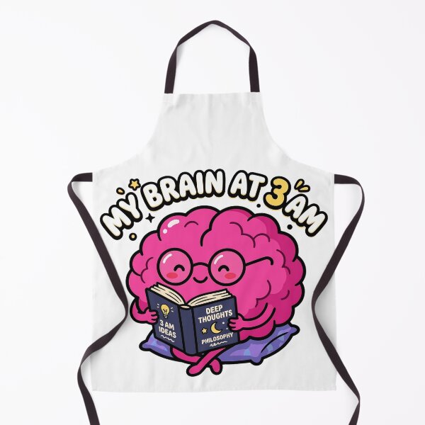 Item preview, My Brain at 3 AM Funny Overthinking designed and sold by InfiniteOrbit.