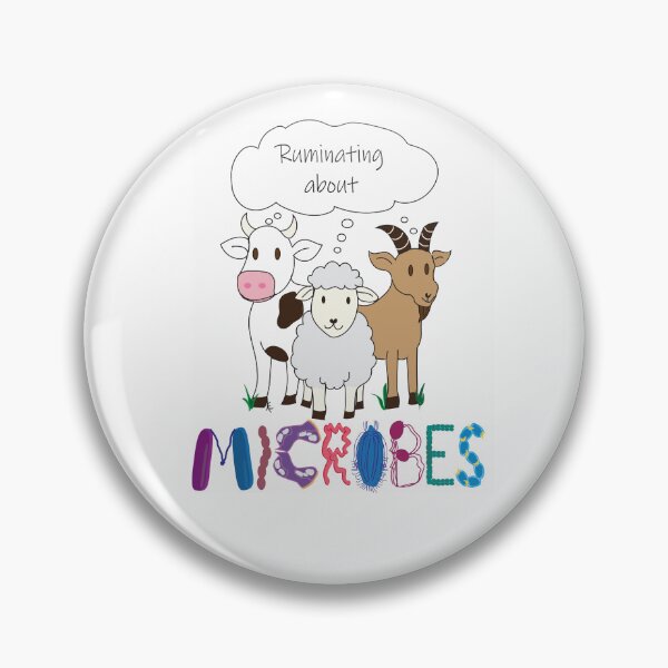 Item preview, Ruminating about Microbes designed and sold by MostlyMicrobes.