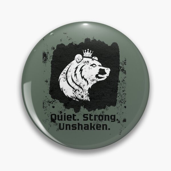 Item preview, Quiet Strong Unshaken Bear designed and sold by AhmadAnnaPrints.