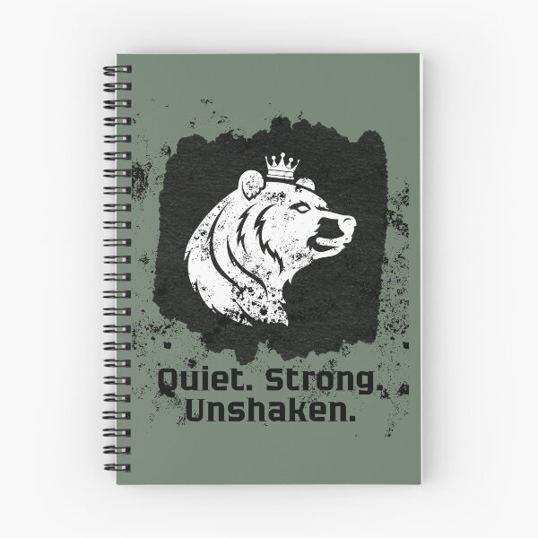 Item preview, Quiet Strong Unshaken Bear designed and sold by AhmadAnnaPrints.