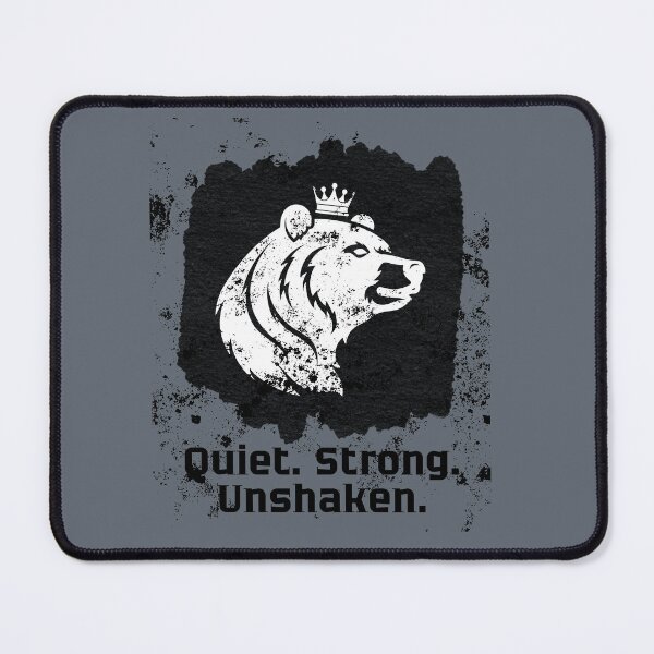 Item preview, Quiet Strong Unshaken Bear designed and sold by AhmadAnnaPrints.