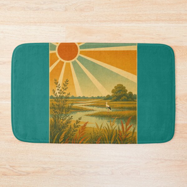 Item preview, Wetland Dreams — Golden Hour designed and sold by WanderEastArt.