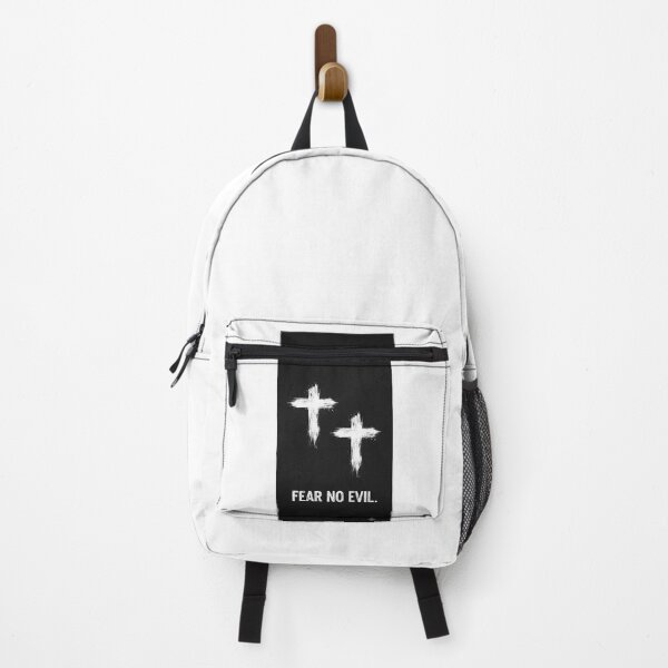 Item preview, Fear No Evil - White Brush Crosses Black Aesthetic designed and sold by MotoRawSTR.