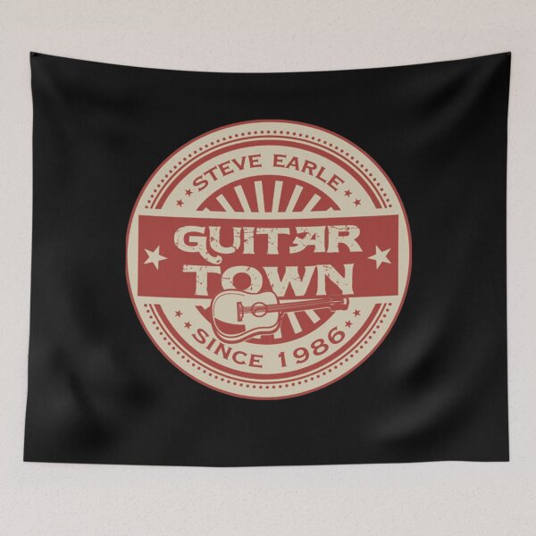 Item preview, steve earle - guitar town classic designed and sold by imegoni.