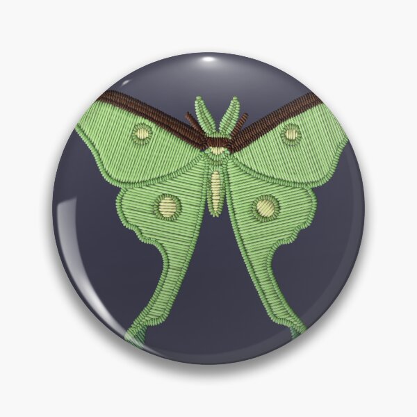 Item preview, Luna Moth (Actias luna) Embroidered Patch | Nature Aesthetic designed and sold by · GAMING SOUL ·.