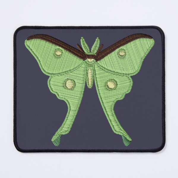 Item preview, Luna Moth (Actias luna) Embroidered Patch | Nature Aesthetic designed and sold by · GAMING SOUL ·.