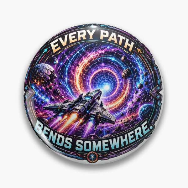 Item preview, Wormhole Navigator - Every Path Bends Somewhere. designed and sold by SufirKapur.