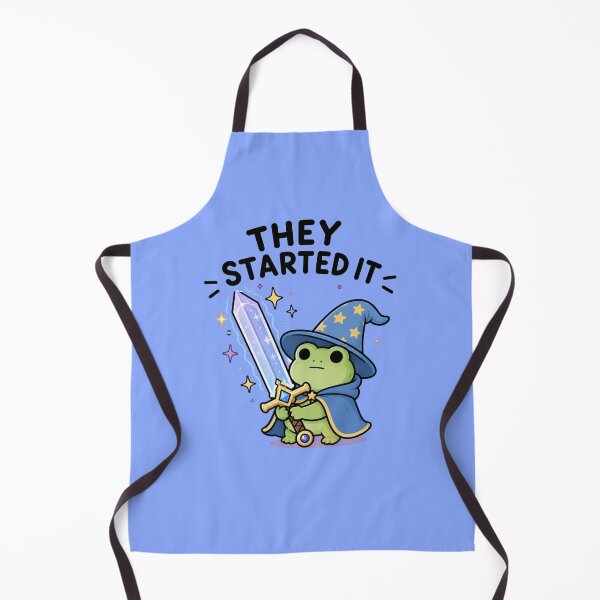 Item preview, They Started It Wizard Frog designed and sold by MonkiFlipp.