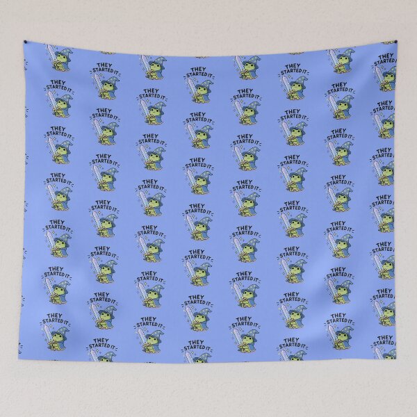 Item preview, They Started It Wizard Frog designed and sold by MonkiFlipp.