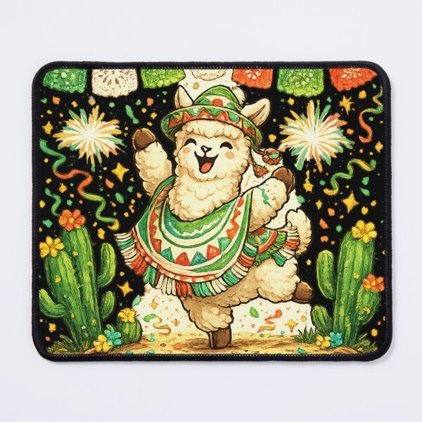 Item preview, Mexico Sep 16 Cute Alpaca Fiesta Mexican Independence Day Celebration designed and sold by irfanshikh.