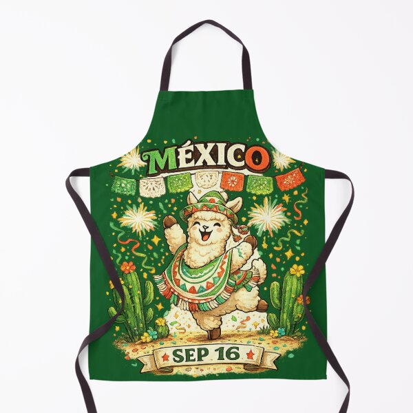 Item preview, Mexico Sep 16 Cute Alpaca Fiesta Mexican Independence Day Celebration designed and sold by irfanshikh.