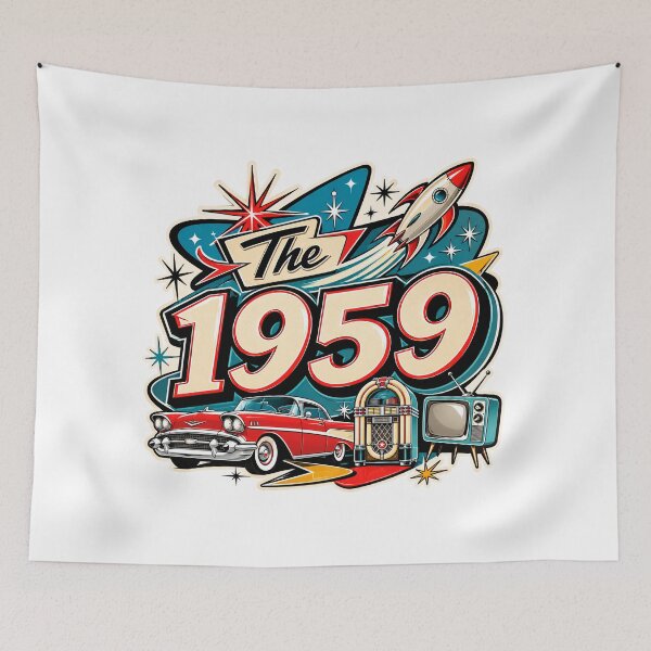 Item preview, The 1959 Birthday Legend designed and sold by RedCircleArt.