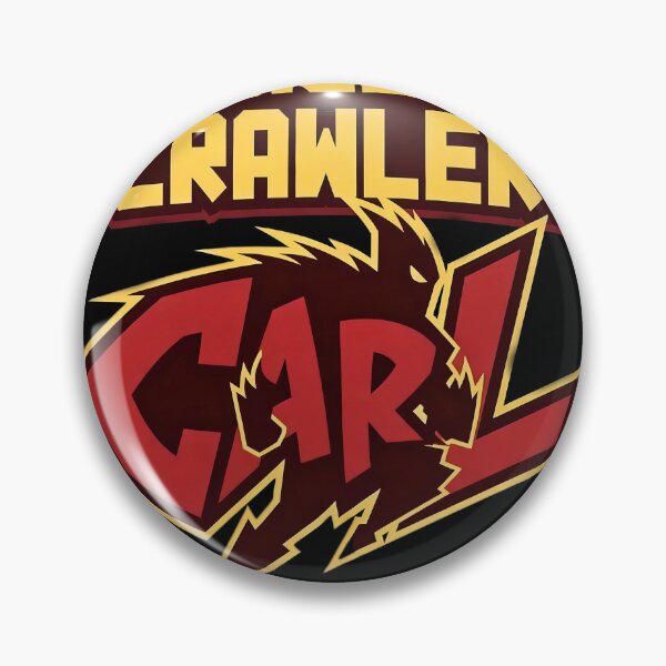 Item preview, Dungeon Crawler Carl - Horned Demon Typography Emblem designed and sold by Wear-X.