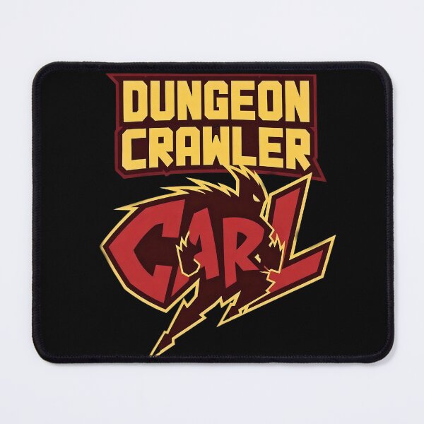 Item preview, Dungeon Crawler Carl - Horned Demon Typography Emblem designed and sold by Wear-X.