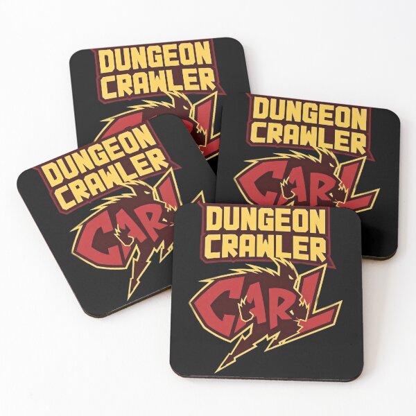 Item preview, Dungeon Crawler Carl - Horned Demon Typography Emblem designed and sold by Wear-X.