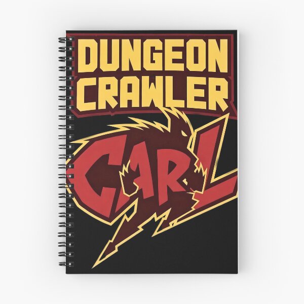 Item preview, Dungeon Crawler Carl - Horned Demon Typography Emblem designed and sold by Wear-X.