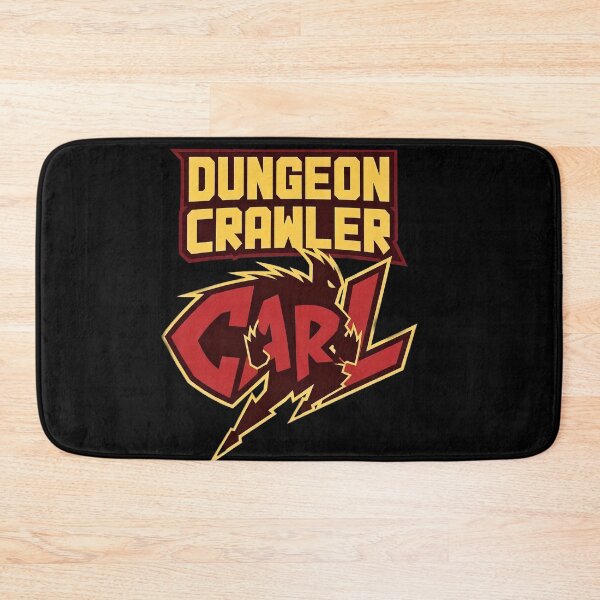Item preview, Dungeon Crawler Carl - Horned Demon Typography Emblem designed and sold by Wear-X.