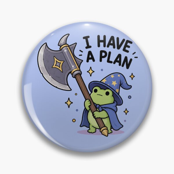 Item preview, I Have A Plan Wizard Frog designed and sold by MonkiFlipp.