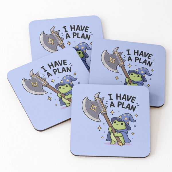 Item preview, I Have A Plan Wizard Frog designed and sold by MonkiFlipp.