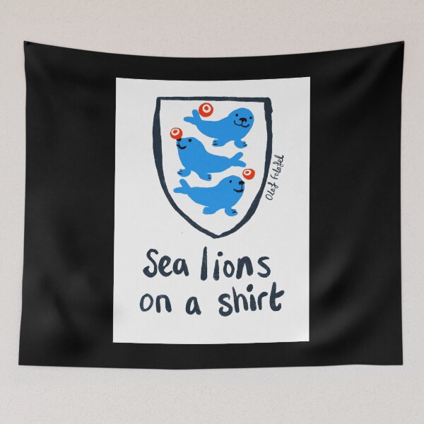 Item preview, sea lions on a shirt designed and sold by egytshirts.