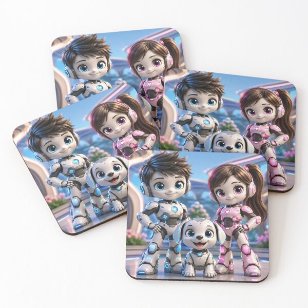 Item preview, Tiny Robots designed and sold by AwesomeDigiShop.