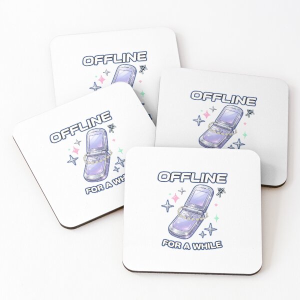 Item preview, Offline for a While Y2K Flip Phone designed and sold by GoofyShopp.
