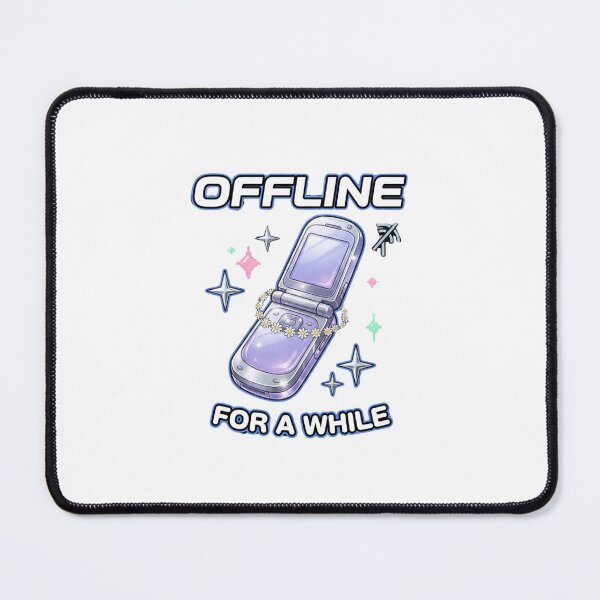 Item preview, Offline for a While Y2K Flip Phone designed and sold by GoofyShopp.
