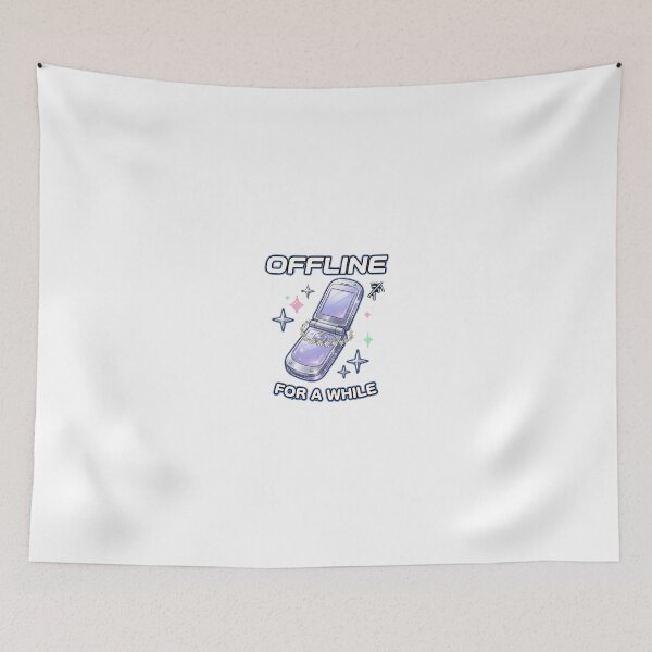 Item preview, Offline for a While Y2K Flip Phone designed and sold by GoofyShopp.