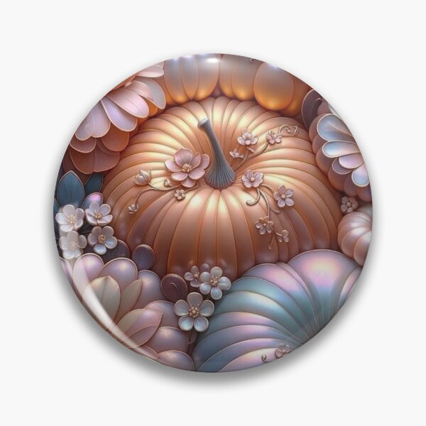 Item preview, Elegant Pastel Pumpkin Floral Halloween Aesthetic designed and sold by BriSher.
