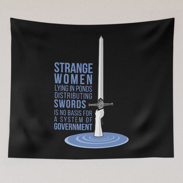 Item preview, strange women lying in ponds distributing swords - monty python designed and sold by egytshirts.