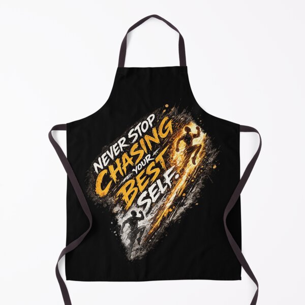 Item preview, Never Stop Chasing Your Best Self – Motivational Typography Design designed and sold by ArtisticHeart21.