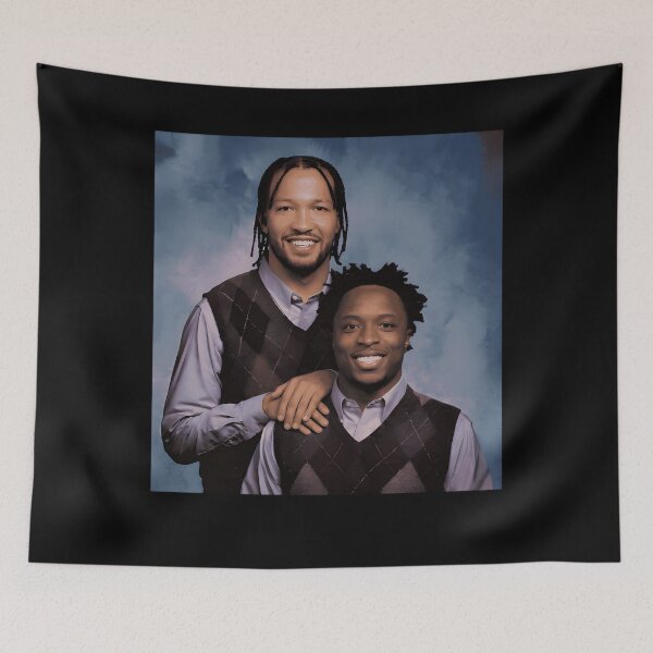 Item preview, Jalen and Julius Knicks Champions The Stepbrothers  designed and sold by AkhiFaces.