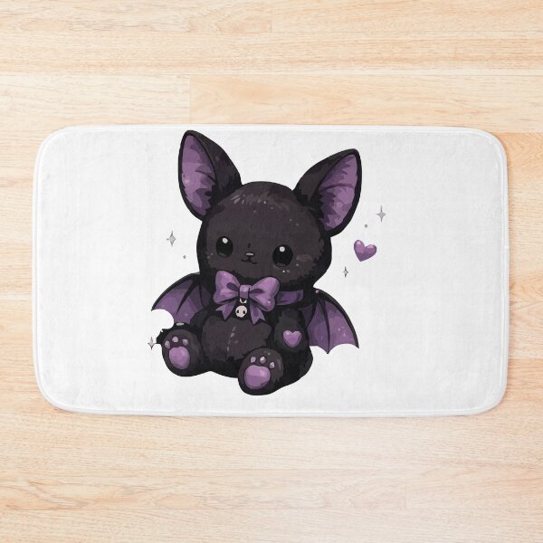 Item preview, Cute Gothic Bat Plush Sticker | Kawaii Dark Academia |  designed and sold by RidaSalArt.