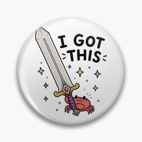 Item preview, I Got This Brave Crab designed and sold by MonkiFlipp.