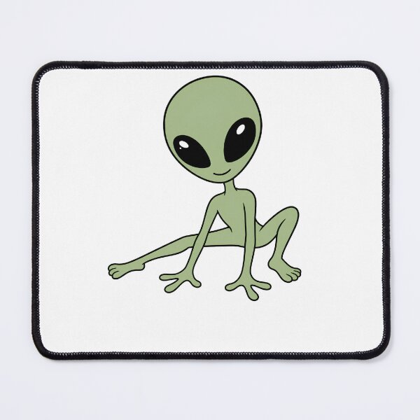 Item preview, Cute Crouching Green Alien Cartoon designed and sold by zerastore.