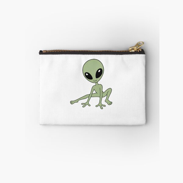 Item preview, Cute Crouching Green Alien Cartoon designed and sold by zerastore.