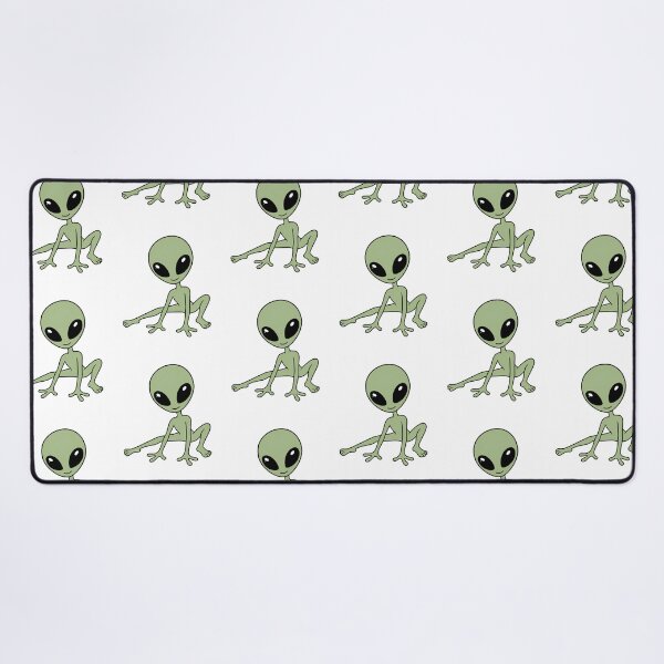 Item preview, Cute Crouching Green Alien Cartoon designed and sold by zerastore.