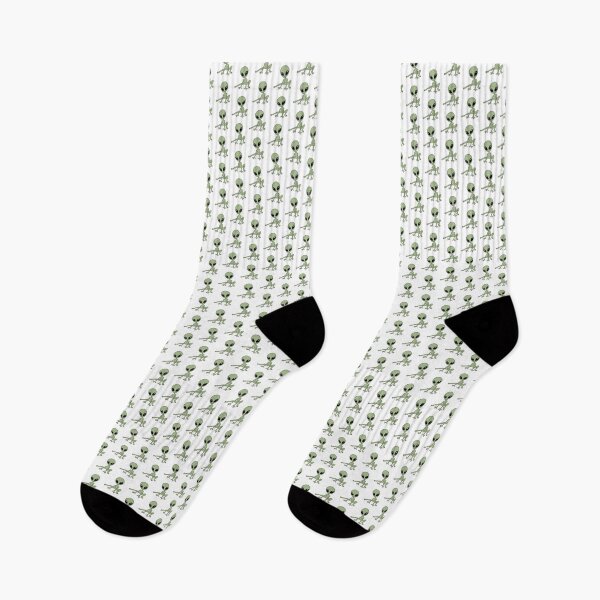 Item preview, Cute Crouching Green Alien Cartoon designed and sold by zerastore.