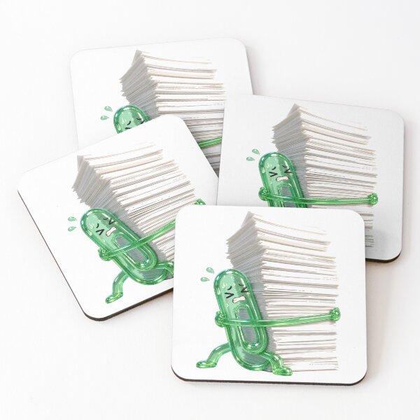 Item preview, Tiny Jelly Paperclip Versus Giant Paper Stack designed and sold by GoverArt.