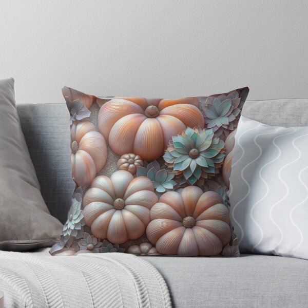 Item preview, Elegant Pastel Pumpkin Floral Halloween Aesthetic designed and sold by BriSher.